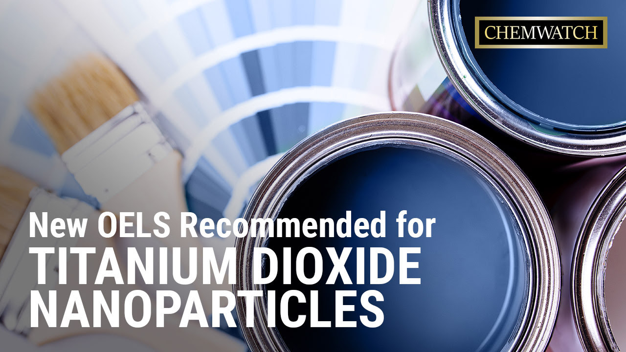 Novo OELS recomendado para nanopartículas de dióxido de titânio