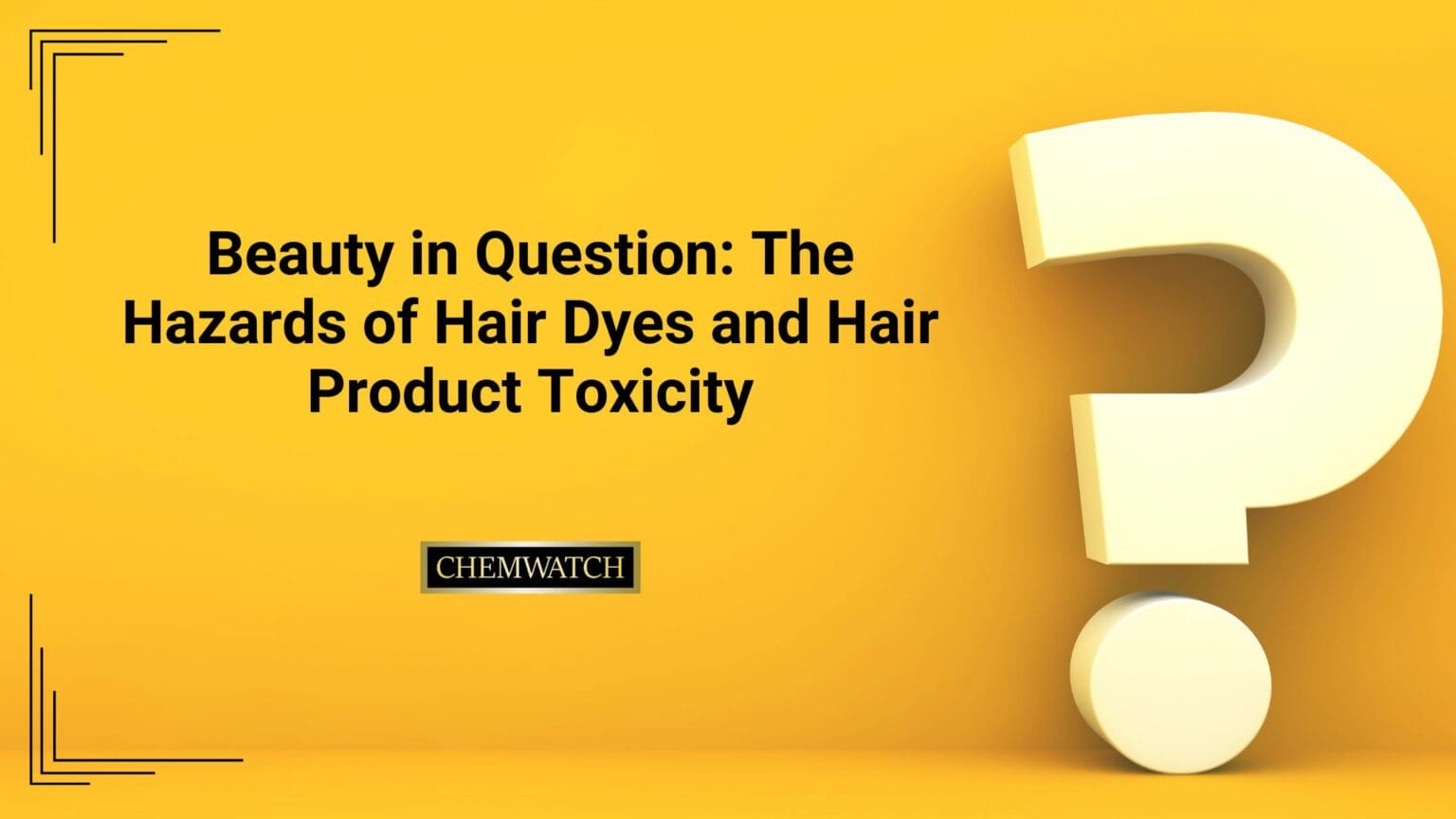 Beauty in Question The Hazards of Hair Dyes and Hair Product Toxicity Chemwatch